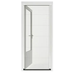 Plisserat Skjutdörr 960X2030-2060  mm Vit