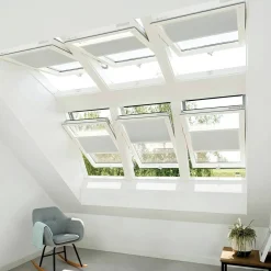 Premium Pivåhängt 3-Glas Aluminium