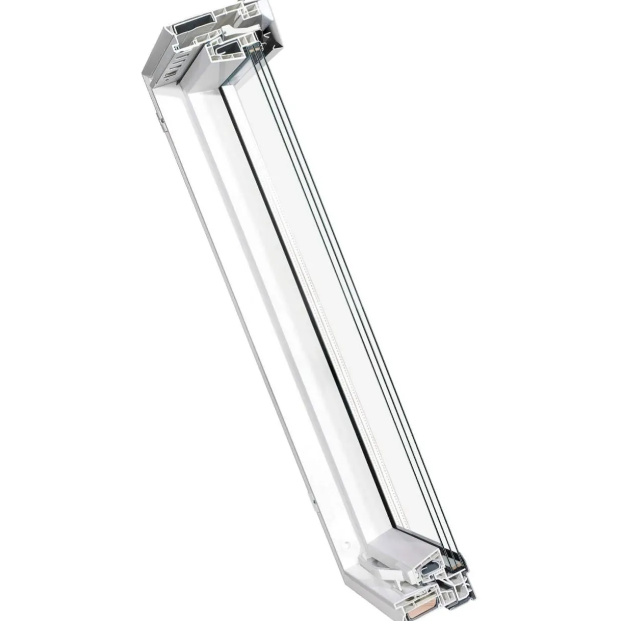 PVC Pivåhängt 3-Glas Lagerfört