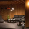 RD-DARK-25S Terrassvärmare, Stående Design i Svart, 2500 W