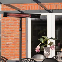 RD-DARK-25S Terrassvärmare, Stående Design i Svart, 2500 W