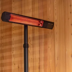 RD-DARK-25S Terrassvärmare, Stående Design i Svart, 2500 W