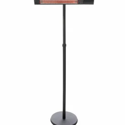 RD-DARK-25S Terrassvärmare, Stående Design i Svart, 2500 W