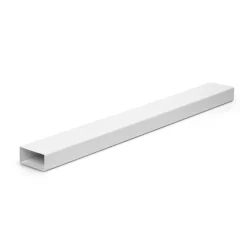 Rektangulär Plastkanal L1000 mm Vit