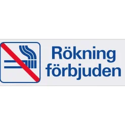 Rökning Förbjuden