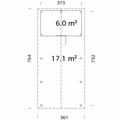 Robert 23,1 m2 med Förråd