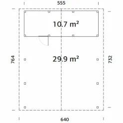 Robert 40,6 m2 med Förråd