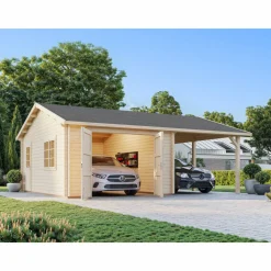 Roger med Carport 36,5 m2 och Slagport