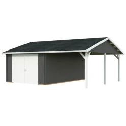 Roger med Carport 36,5 m2 och Slagport