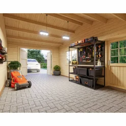 Roger med Carport 36,5 m2 och Slagport
