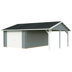 Roger med Carport 36,5 m2 och Slagport