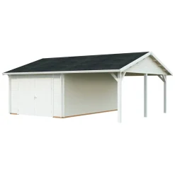 Roger med Carport 36,5 m2 och Slagport