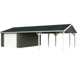 Roger med Carport 53,1 m2 och Slagport