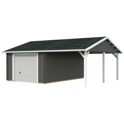 Roger med Carport 36,5 m2 och Takskjutport