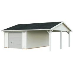Roger med Carport 36,5 m2 och Takskjutport