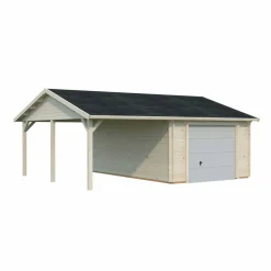 Roger med Carport 36,5 m2 och Takskjutport