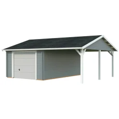 Roger med Carport 36,5 m2 och Takskjutport