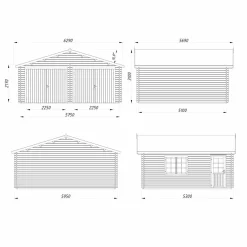 Roger 28,4 m2 med Slagport