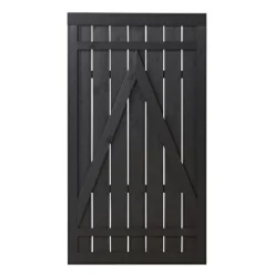 Rustik 100x180 cm Svart