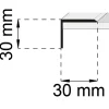 SA14 Mattsvart 30x30 mm