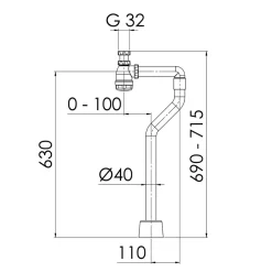 S-böj G32xØ40