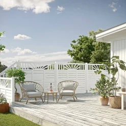 Skärm Rosmarin Vit 1 Jabo 3574 Bygghemma.se