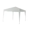 Skugga Ihopfällbart 3x3 m Vit - Metall/Polyester