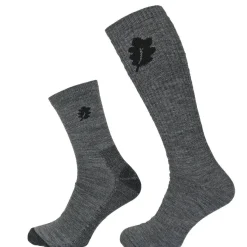 Socka + Linersocka Merinoull Grå