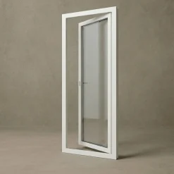 Stabil PVC 3-glas Helglasad Inåtgående