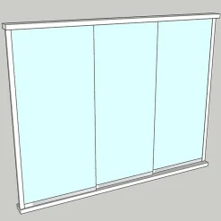 Sunroom s75 3-Glas 3-Delad
