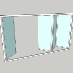 Sunroom s75 3-Glas 4-Delad