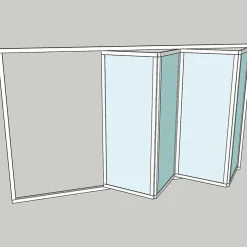 Sunroom s75 3-Glas 4-Delad