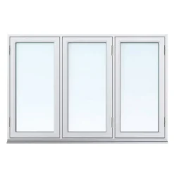 Svanenmärkt 3-Luft Aluminiumbeklätt Trä 3-Glas