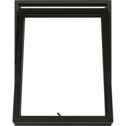 Svanenmärkt NTech 3-Glas Aluminium BlackLine Svart
