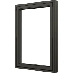 Svanenmärkt NTech 3-Glas Aluminium BlackLine Svart
