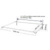 Svart Aluminium Polykarbonat 120x90 cm