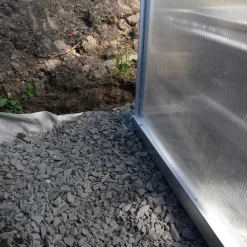 Svart Aluminiumstomme med Skjutdörr & Öppningsbara Polykarbonatfönster, 8,2 m²