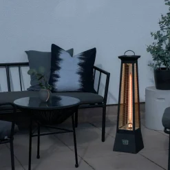 3012.200 Svart, Effektiv Terrassvärmare för Uteplatsen