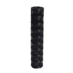 Svart 20x0,9 m Med Maskor 10x10 cm