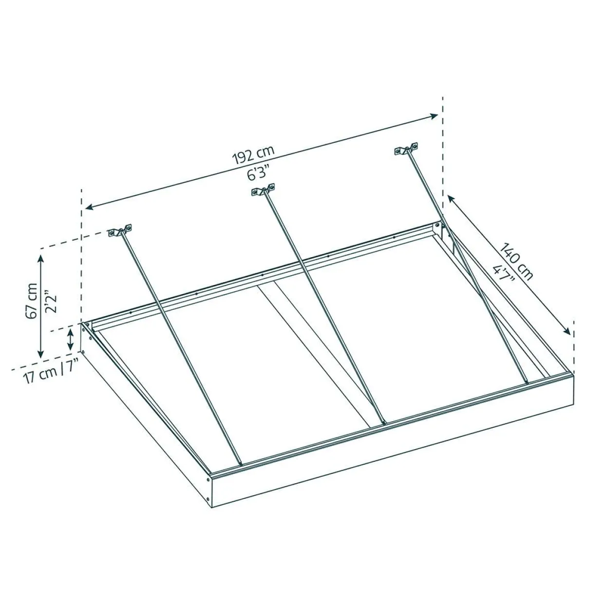 Taurus Klar Silver 0,9 X 1,5 m