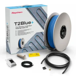 T2Blå+12 med Senz-WiFi Termostat