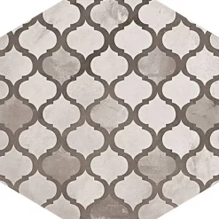 Terra Black Hexagon Mix 22x25 cm