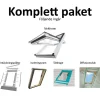 Thermo Pivåhängt 3-Glas Ljudreducerande Aluminium