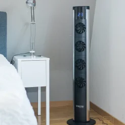 Titano Kalluftsfläkt med Fjärrkontroll & LED-Display
