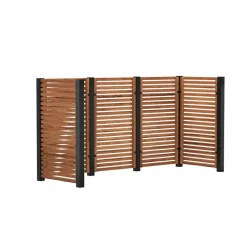 Tokyo ThermoWood för 3 Soptunnor