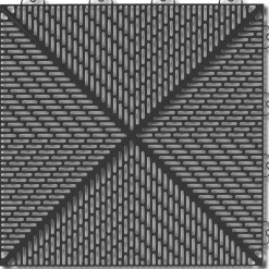 Unique Graphite Grey Golvtrall i Plast