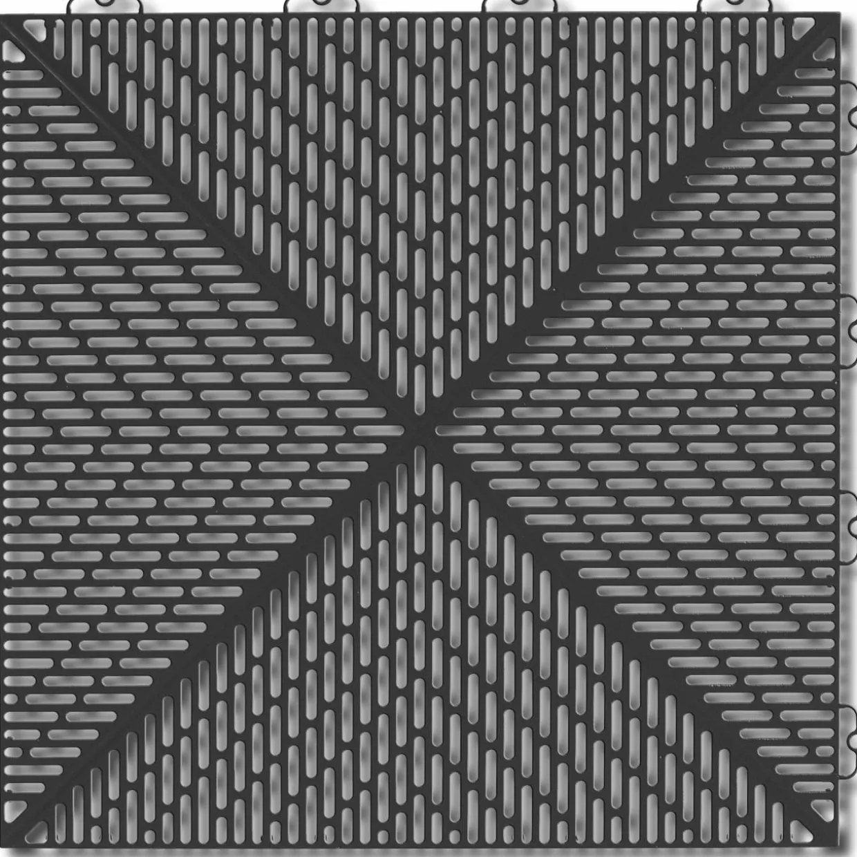 Unique Graphite Grey Golvtrall i Plast