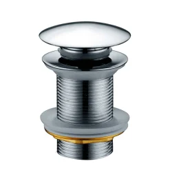 Utan Bräddavlopp Krom