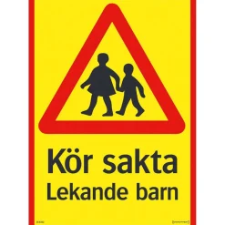 Varning För Lekande Barn 297x420 mm