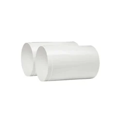 Väggrör 2-pack i ABS-plast, 100mm